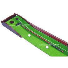 Rose Wood Base Golf Putting Trainer Set