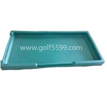 Green Rubber Golf Ball Tray