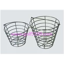 Green Steel Golf Ball Basket