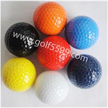 Colorful Two Layer Tournament Golf Ball